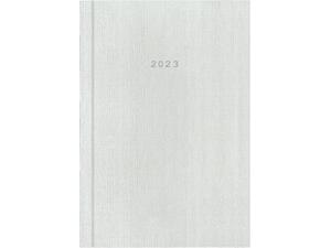 Ημερολόγιο ημερήσιο δετό NEXT Fabric 14x21cm 2023 λευκό